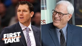 Stephen A. predicts the Lakers will replace Luke Walton with Phil Jackson | First Take