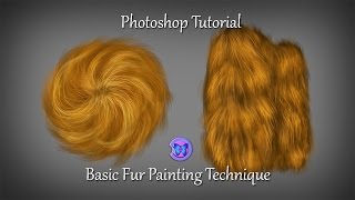 Photoshop Digital Painting Tutorial For Adults : How To Paint Fur With Default Brush Set