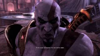 40. God of War 3 - HD Chaos Difficulty Walkthrough - Kratos vs Zeus Boss 1/3