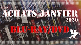 Bilan achats Blu Ray et DVD Janvier 2020 partie 1/4 + remerciement à un ami !