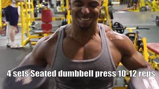 Entire week weight training routine simple and effective