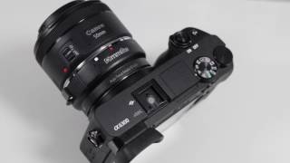 Adaptador Commlite lentes Canon EF/ EF-S a cámara Sony con montaje E