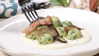 Gnocchi agli spinaci di Polenta