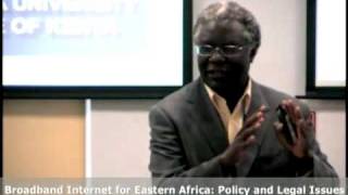 Calestous Juma on Legal Issues in Broadband Internet for Eastern Africa