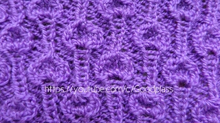 Узор "Шишечки". Вязание спицами. Knitting(Hobby).