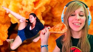 A LAS CHICAS DE VERDAD NOS GUSTA EL POLLO FRITO | Video Reaccion