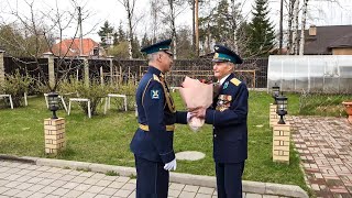 Поздравление ветерана ВОВ Петра Кривоноса в Санкт-Петербурге