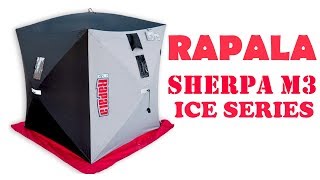 RAPALA SHERPA M3 ICE SERIES! ПАЛАТКА ДЛЯ ЗИМНЕЙ РЫБАЛКИ!!! УСТАНОВКА И ОБЗОР!