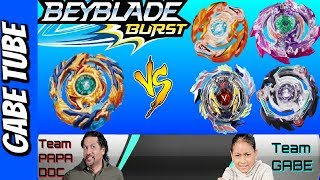 Top Toys FAFNIR F3 VS ALL SWITCH STRIKE BEYS BEYBLADE BURST EVOLUTION in Star Stadium Gabe Tube TV