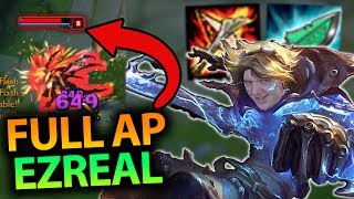 I FORGOT HOW INSANE THIS BURST IS! FULL AP EZREAL MID ONE SHOTS! - League of Legends