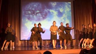 Танец на военную тему пора в путь дорогу