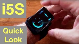 BAKEEY i5S Large Rectangular 2.2” Screen Dual-Mode Convertible WATCH/PHONE: Quick Look