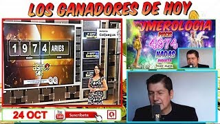 NÚMEROS GANADORES PARA HOY 25 OCTUBRE 2019