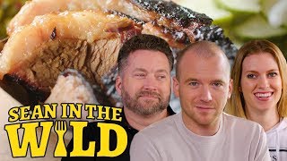 Rooster Teeth and Sean Evans Sample New York City BBQ | Sean in the Wild
