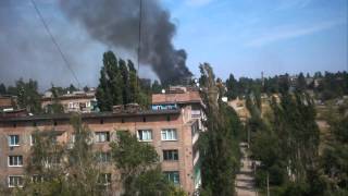 Пожар в Енакиево.Брайляна 8.