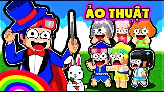 PHONG CẬN ẢO THUẬT GIA ĐẠI TÀI TRONG MINI WORLD | 1 NGÀY BIỂU DIỄN PHÉP THUẬT TRONG LÀNG HERO TEAM