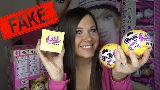 FAKE LOL surprise Pets Series 3 wave 2 & Fake LOL surprise Dolls Series 3 wave 2 Confetti pop