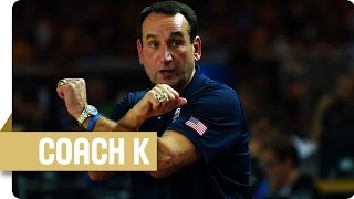 Coach K: "Having coached Kobe Bryant, LeBron​ James, Kevin Durant... I'm a lucky guy"