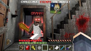 KORKUNÇ BÜYÜKANNE'NİN EVİNDEN KAÇMAYA ÇALIŞIYORUM! - Minecraft
