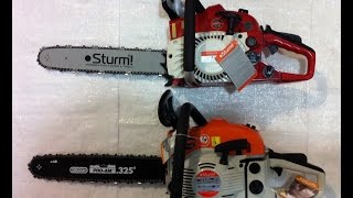 Сравнение бензопил Sturm ч.3
