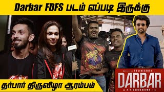 Darbar FDFS Review Public Reaction Response Fans Celebration Rohini Theatre