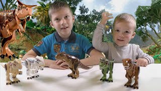 Lego Jurassic World 5.Лего Динозавр Карнотавр.Обзор Лего Динозавров.Мир Юрского Периода.#Lego