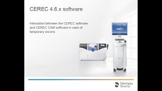 CEREC 4.6 Interaction between CEREC software and CEREC CAM software (en)