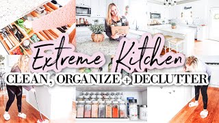 KITCHEN CLEAN + ORGANIZE 2020//DEEP CLEANING MOTIVATION//DECLUTTER