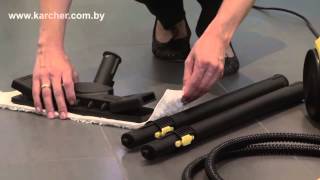 Очистка кафельного пола пароочистителем Керхер - karcher-stuttgart.by
