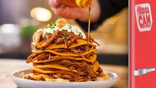 Pulled Pork Pancakes Recipe | FridgeCam