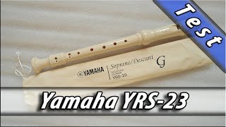 Yamaha YRS 23 Recorder sound test medley / блокфлейта флейта Ямаха тест