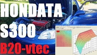 B20v Basemap TEST PULLS! 99 EM1 (Hondata S300)