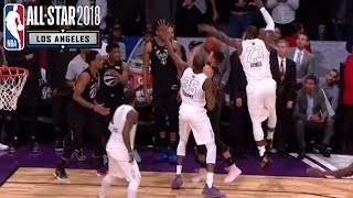 Team LeBron Excellent Defense On Last Play to Win 2018 NBA All-Star Game