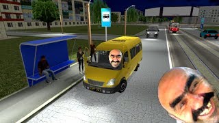 СИМУЛЯТОР МАРШРУТКИ ➤ Minibus Simulator, Обзор, Треш Игра?