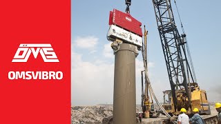 OMS, SVR 50 NF Vibro Çakıcı Vibro Hammer Özkanlar Vibratory Hammers SVR Serisi İskenderun Şantiyesi