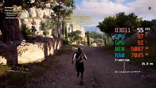 GeForce RTX 2060 -- AMD Ryzen 5 2600 -- Assassin's Creed AC Odyssey FPS Test