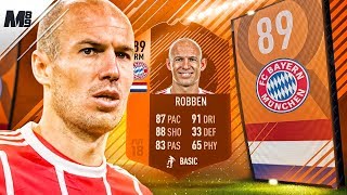 FIFA 18 MOTM ROBBEN REVIEW | 89 MOTM ROBBEN PLAYER REVIEW | FIFA 18 ULTIMATE TEAM