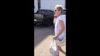 Drunk lady in downtown Red Deer - Attempted to assault baby