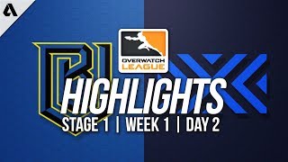 Boston Uprising vs New York Excelsior | Overwatch League Highlights OWL Stage 1 Week 1 Day 2