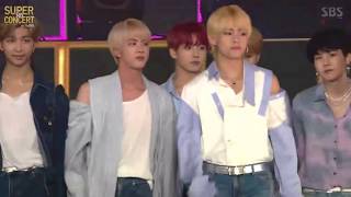 BTS' (방탄소년단) Entrance @ SBS Super Concert in Taipei
