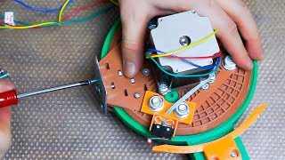 Ось шестиосевого робота манипулятора из ABS пластика своими руками