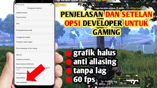 CARA SETTING OPSI DEVELOPER/PENGEMBANG UNTUK PEFORMA GAMING,TANPA LAG WORK HP KENTANG