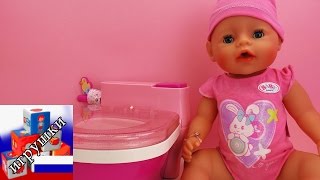 Туалет baby born распаковка и демонстрация