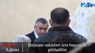Balaxanı sakinləri rüşvət alan məmuru ifşa etdilər