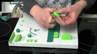 Polymer Clay Tutorials - Leaf Cane using Cernit Polymer Clay