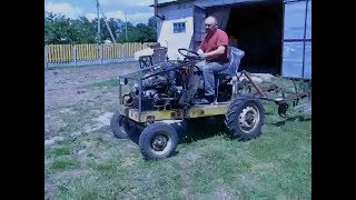 Трактор-самоделка из инвалидки