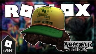 [EVENT] ROBLOX STRANGER THINGS DUSTIN'S CAMP KNOW WHERE CAP PROMO CODE 2019 [WORKING]