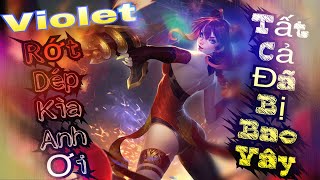 Khi Violet trong tay Funny Gaming Tv vác '' Súng Lâm Tặc '' bắn team địch Chạy Điên!