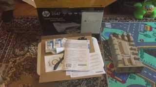 HP Deskjet 2547 All-In-One-Drucker unboxing