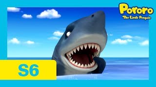 Pororo Season 6 | #07 The Adventures on Summer Island 1 [With CC] | Watch out for the shark attack!